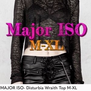MAJOR ISO DISTURBIA DRESSES AND TOPS